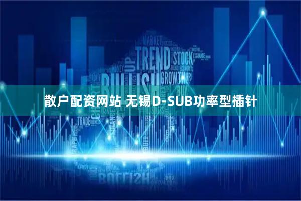 散户配资网站 无锡D-SUB功率型插针